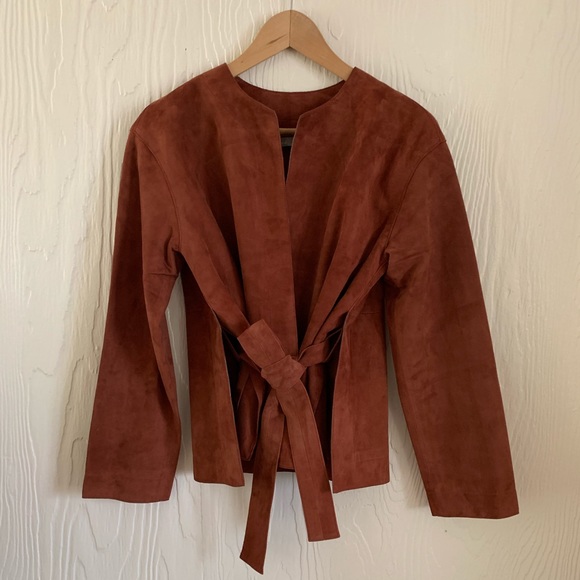 Suede Wrap Jacket - Picture 4 of 5